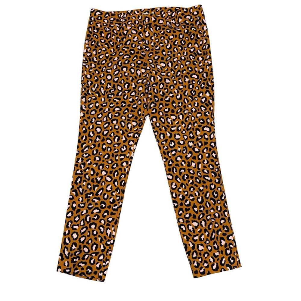 NWT Old Navy Leopard Pixie Ankle Pants Size 8 NWT - image 2